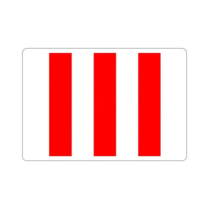 Flag of San Ġiljan Malta STICKER Vinyl Die-Cut Decal 6 Inch - The Sticker Space