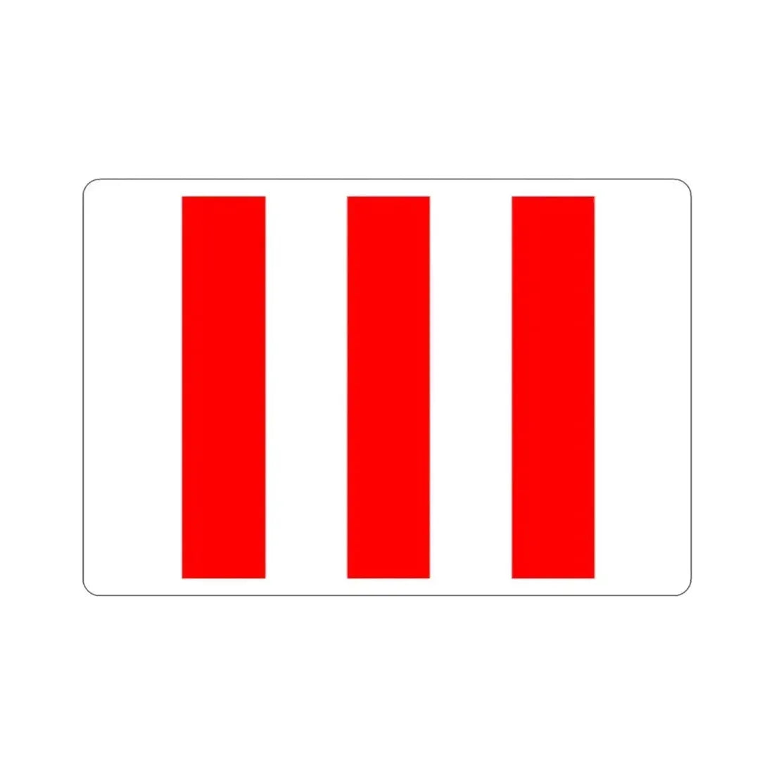 Flag of San Ġiljan Malta STICKER Vinyl Die-Cut Decal - The Sticker Space