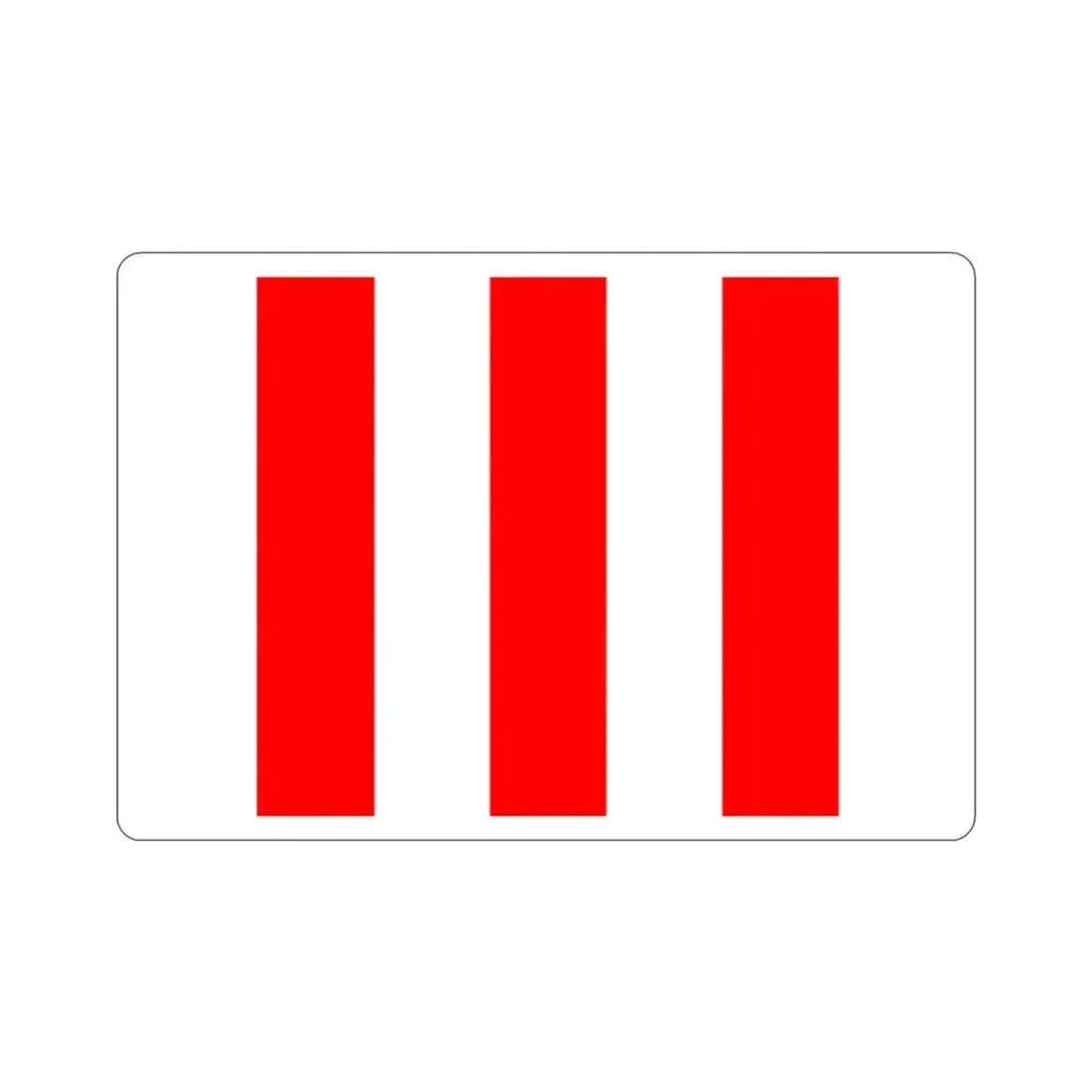 Flag of San Ġiljan Malta STICKER Vinyl Die-Cut Decal - The Sticker Space