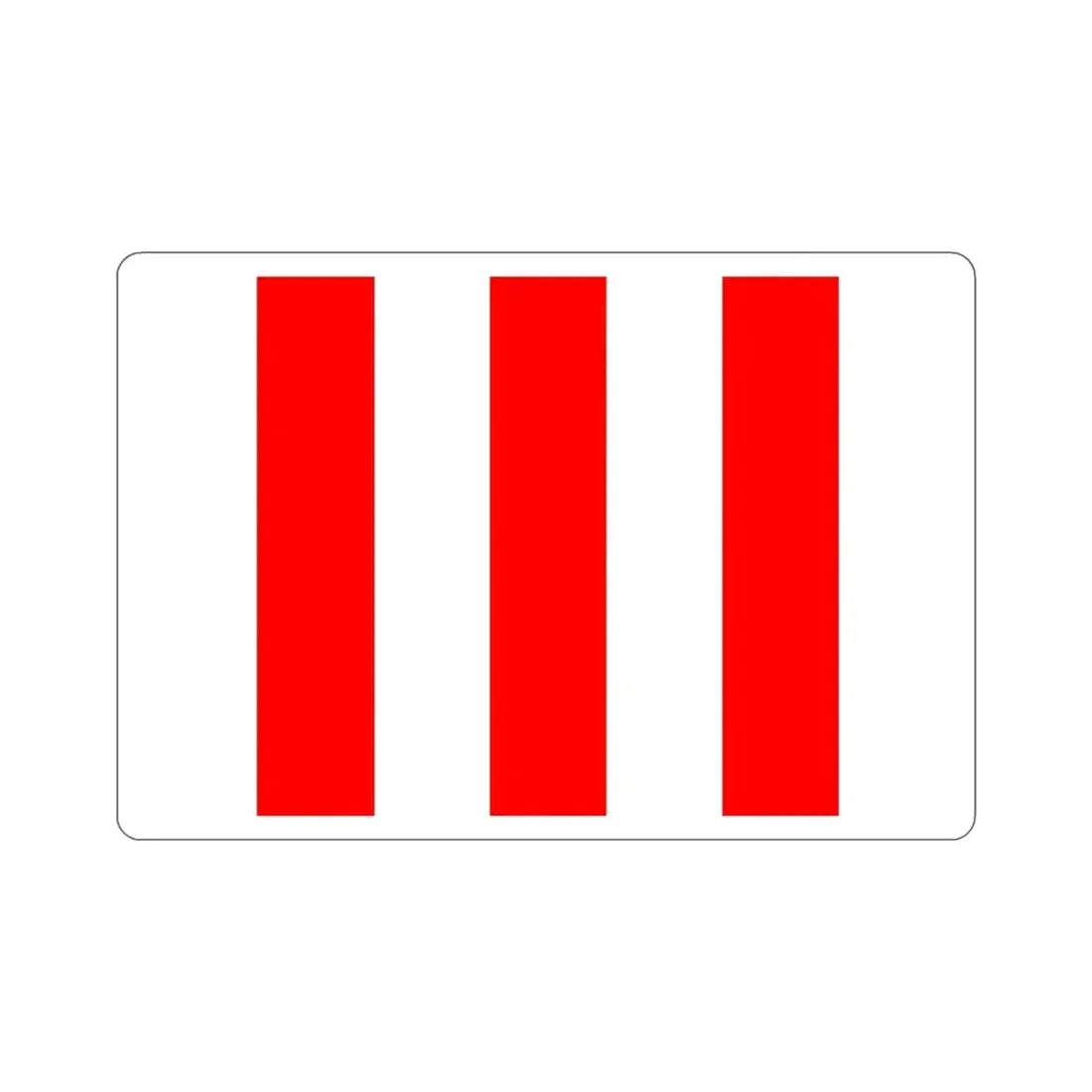 Flag of San Ġiljan Malta STICKER Vinyl Die-Cut Decal - The Sticker Space