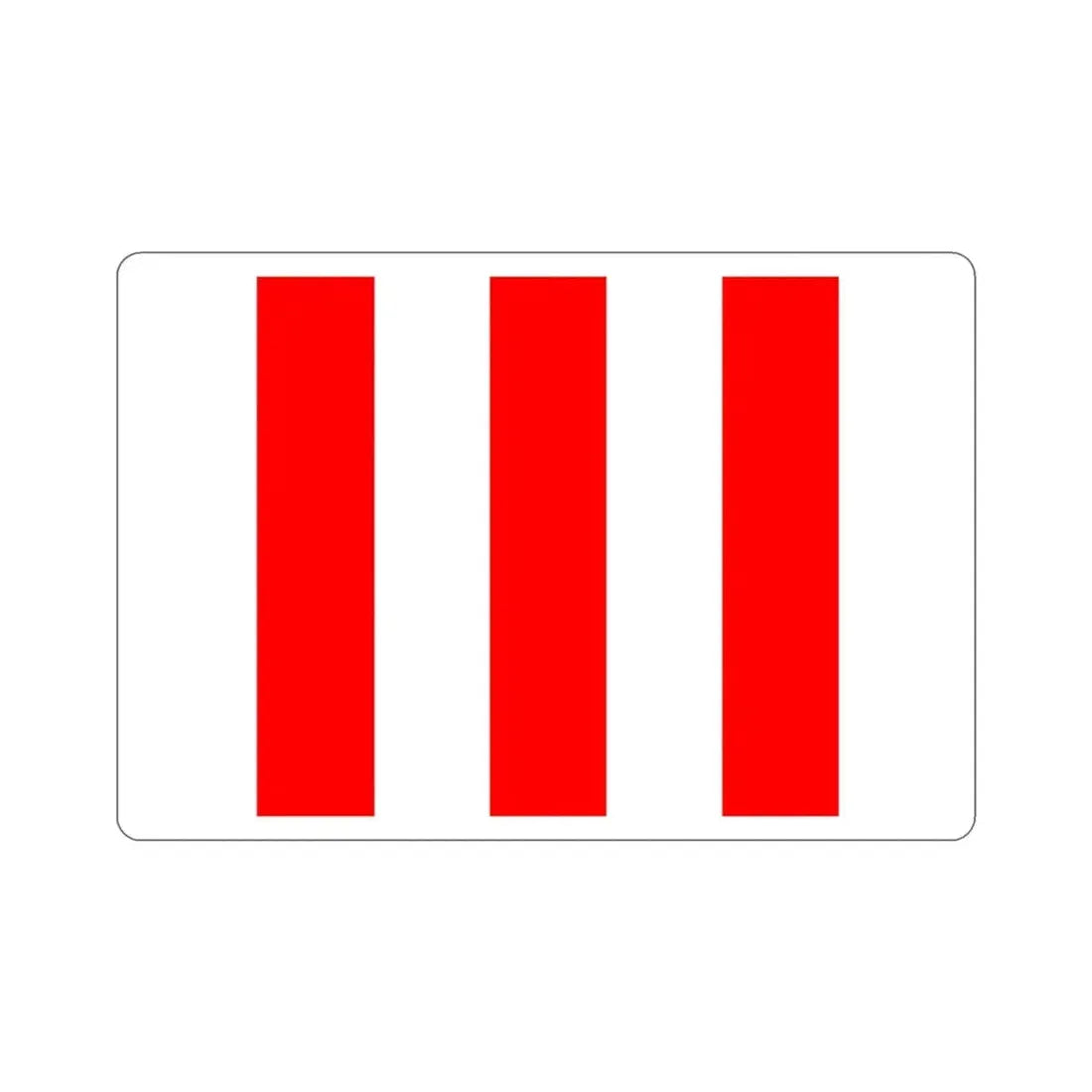 Flag of San Ġiljan Malta STICKER Vinyl Die-Cut Decal - The Sticker Space