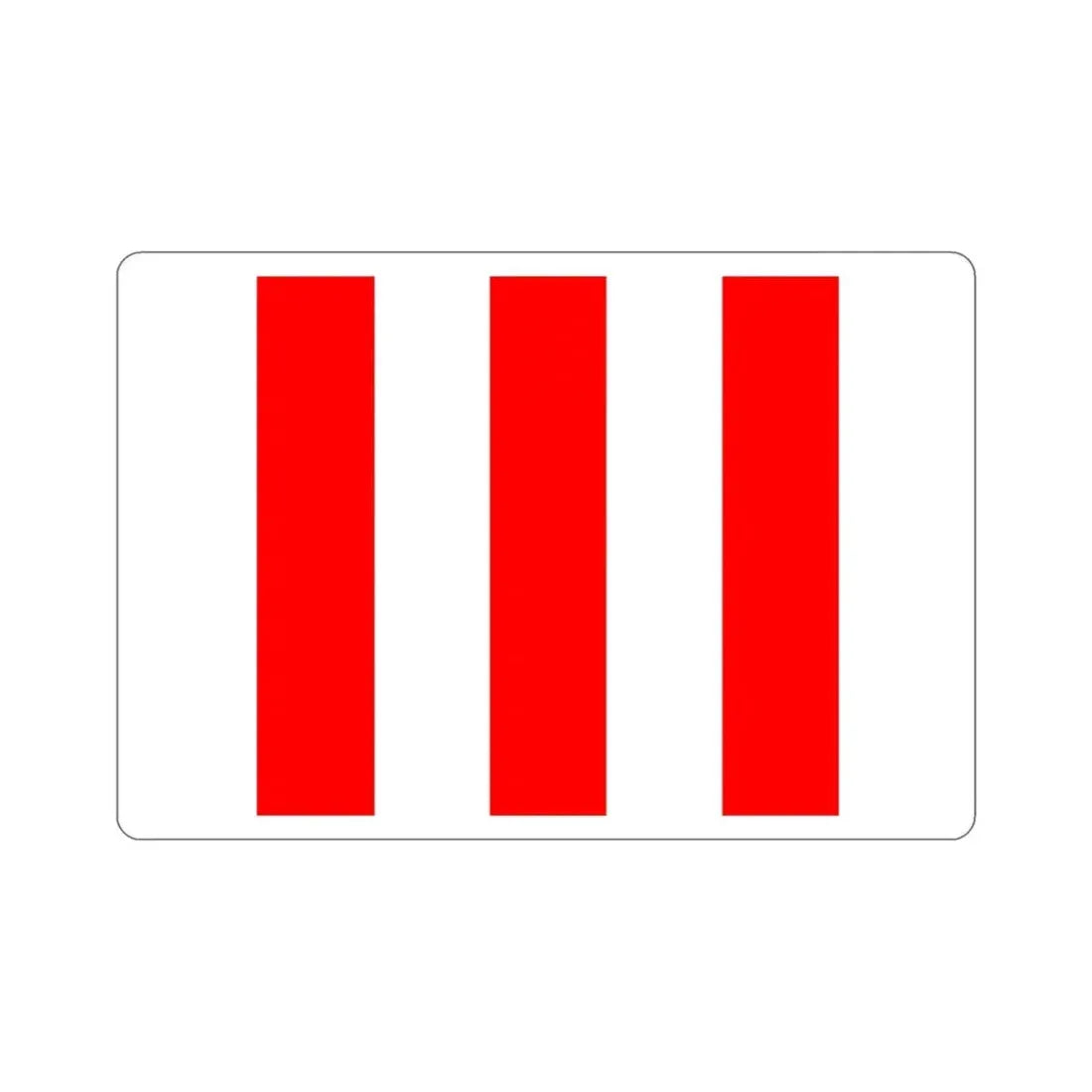 Flag of San Ġiljan Malta STICKER Vinyl Die-Cut Decal - The Sticker Space