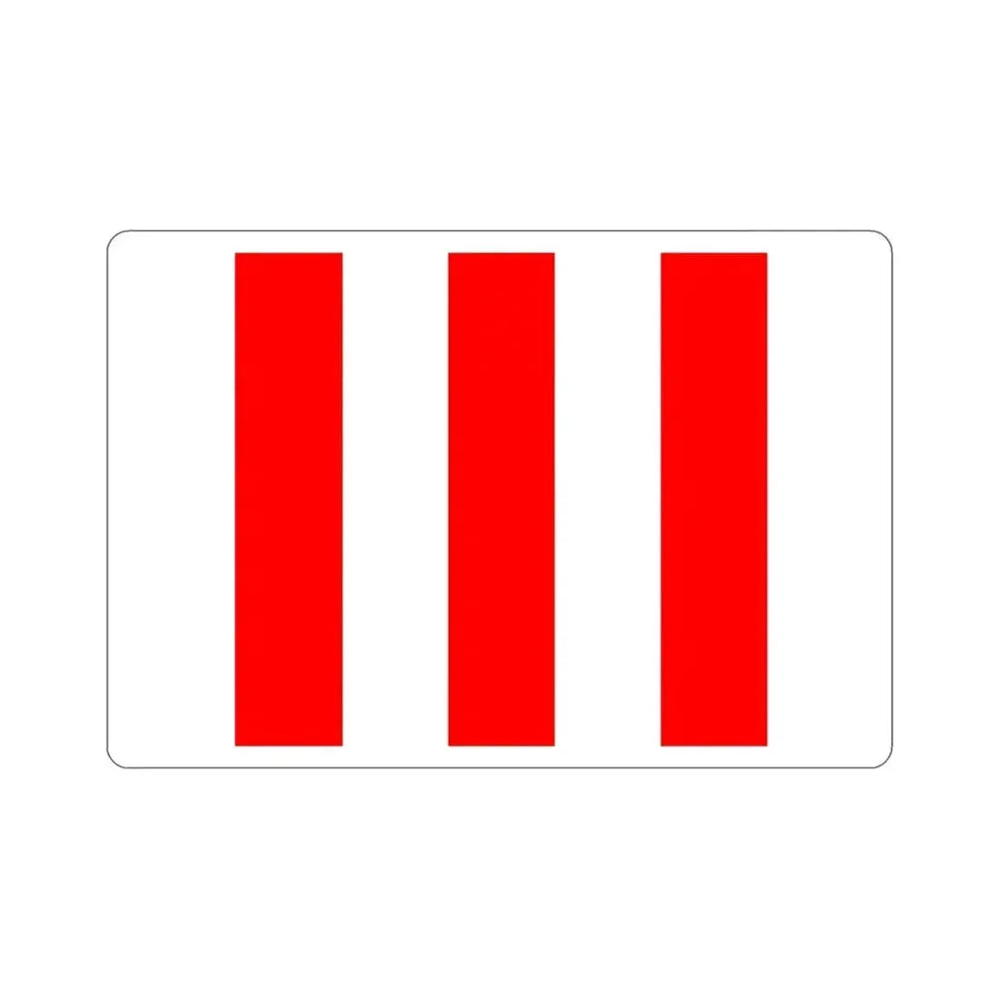 Flag of San Ġiljan Malta STICKER Vinyl Die-Cut Decal - The Sticker Space