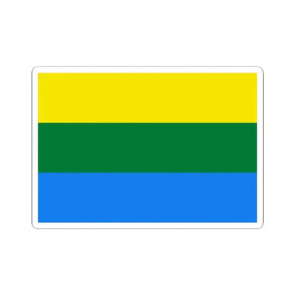 Flag of San Javier Cercado Bolivia (Bolivia) STICKER Vinyl Kiss-Cut Decal 2 Inch White - The Sticker Space