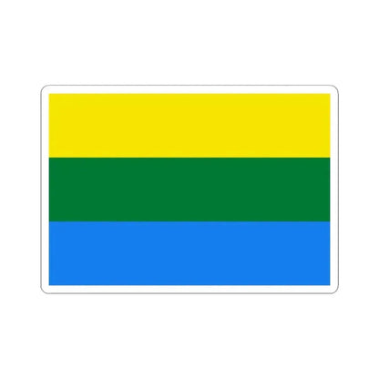 Flag of San Javier Cercado Bolivia (Bolivia) STICKER Vinyl Kiss-Cut Decal 4 Inch White - The Sticker Space