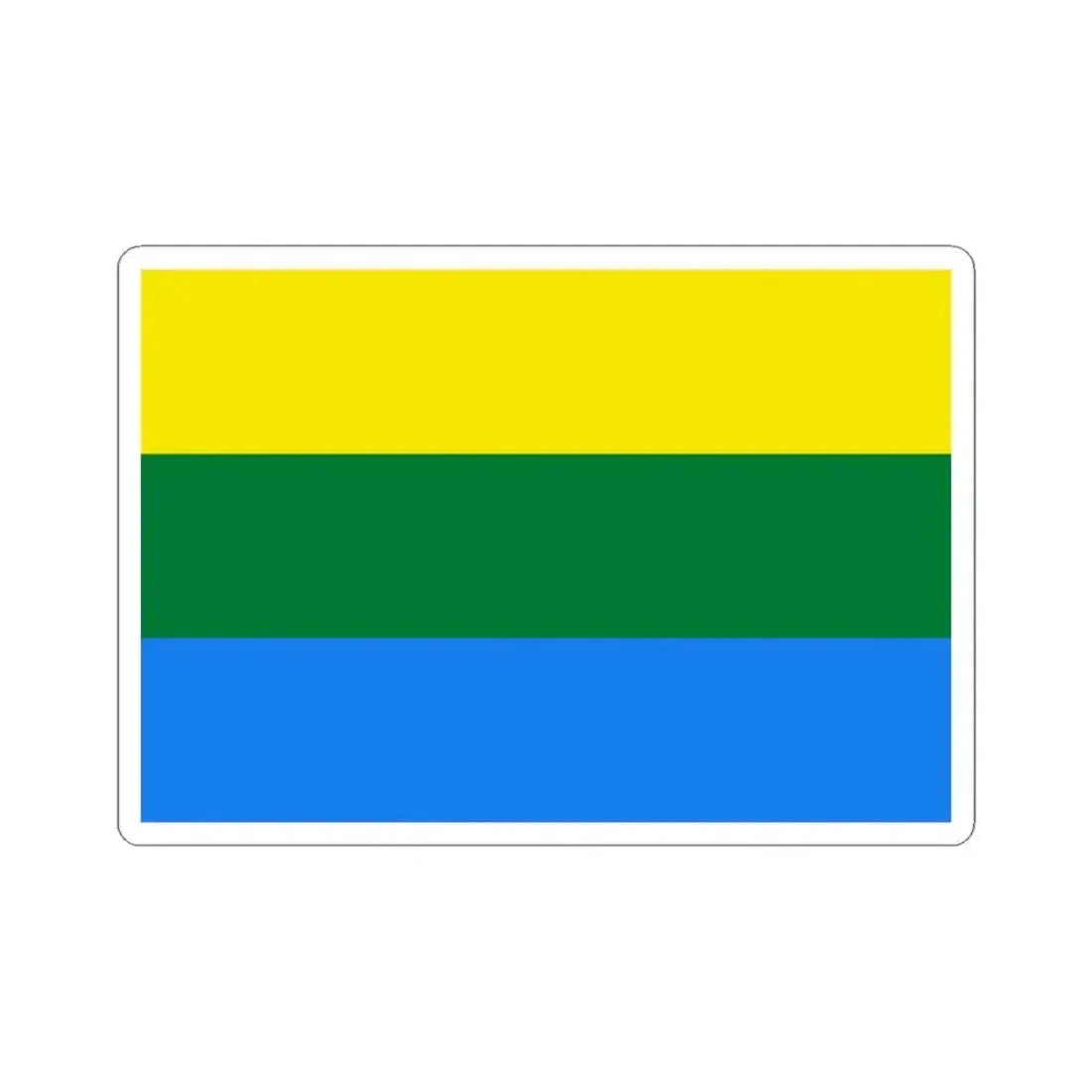 Flag of San Javier Cercado Bolivia (Bolivia) STICKER Vinyl Kiss-Cut Decal 6 Inch White - The Sticker Space