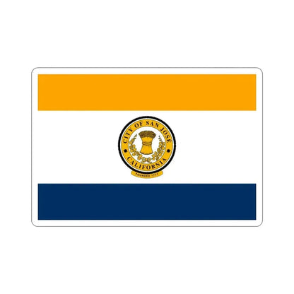 Flag of San José California USA STICKER Vinyl Die-Cut Decal - The Sticker Space