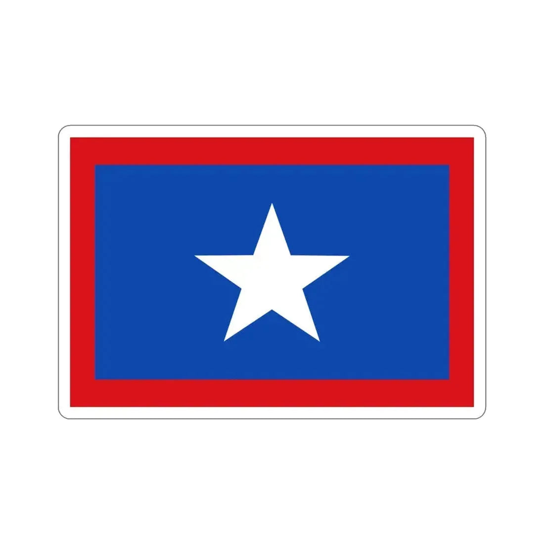 Flag of San José Province Costa Rica STICKER Vinyl Die-Cut Decal 4 Inch - The Sticker Space