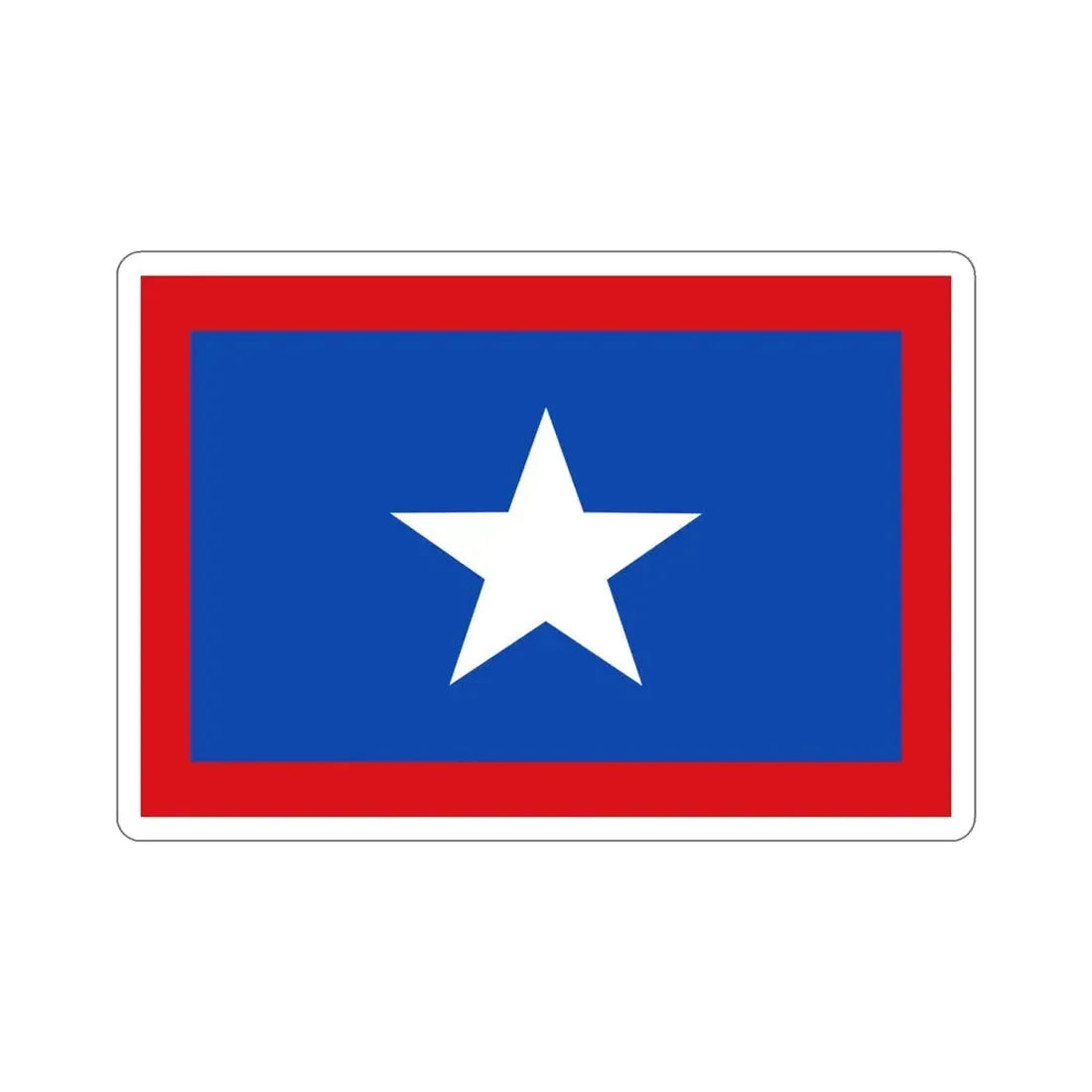 Flag of San José Province Costa Rica STICKER Vinyl Die-Cut Decal 4 Inch - The Sticker Space