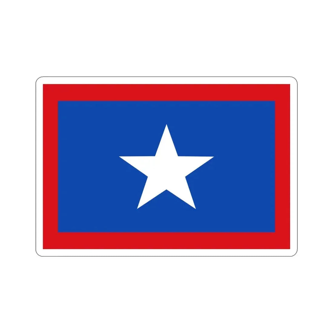 Flag of San José Province Costa Rica STICKER Vinyl Die-Cut Decal 5 Inch - The Sticker Space