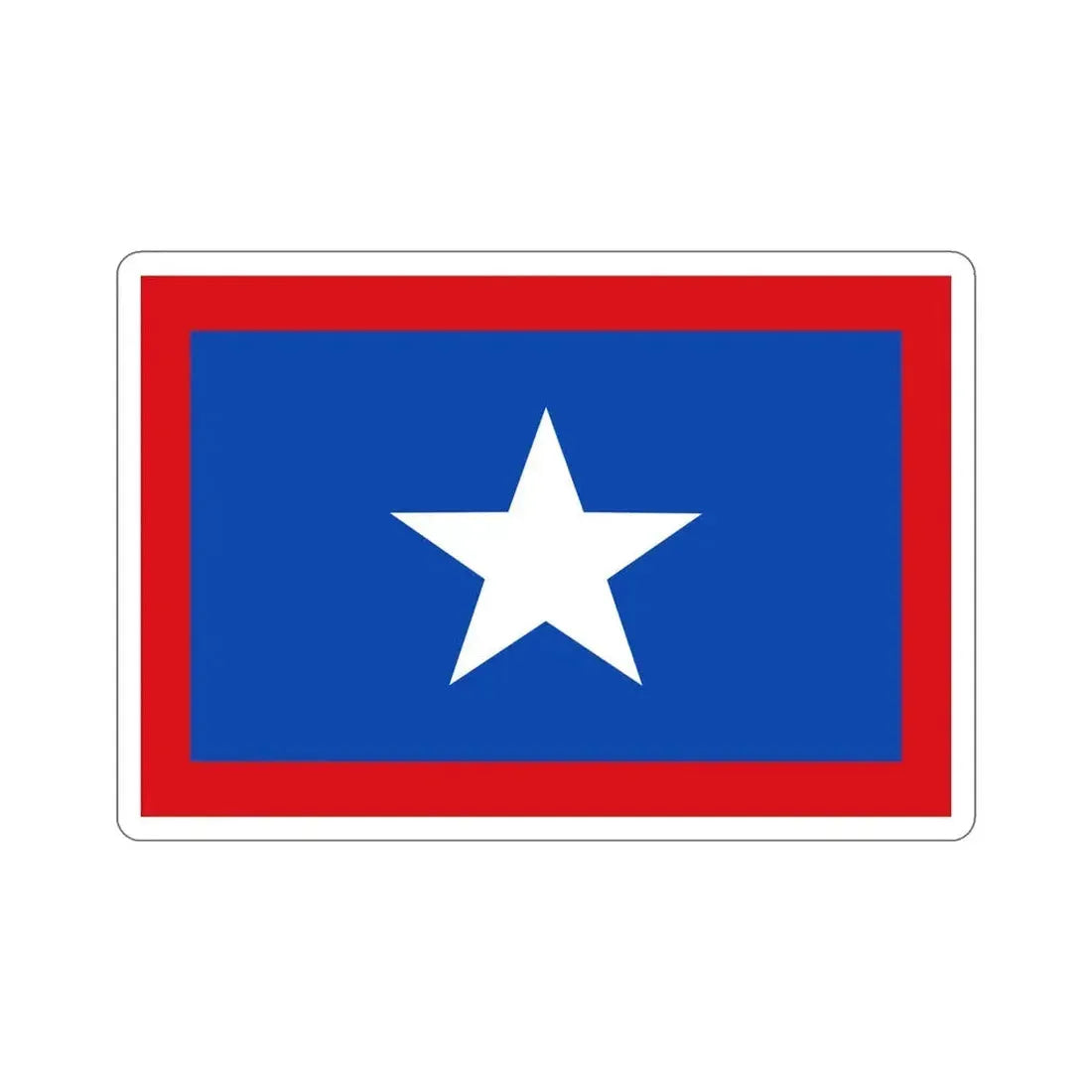 Flag of San José Province Costa Rica STICKER Vinyl Die-Cut Decal 6 Inch - The Sticker Space