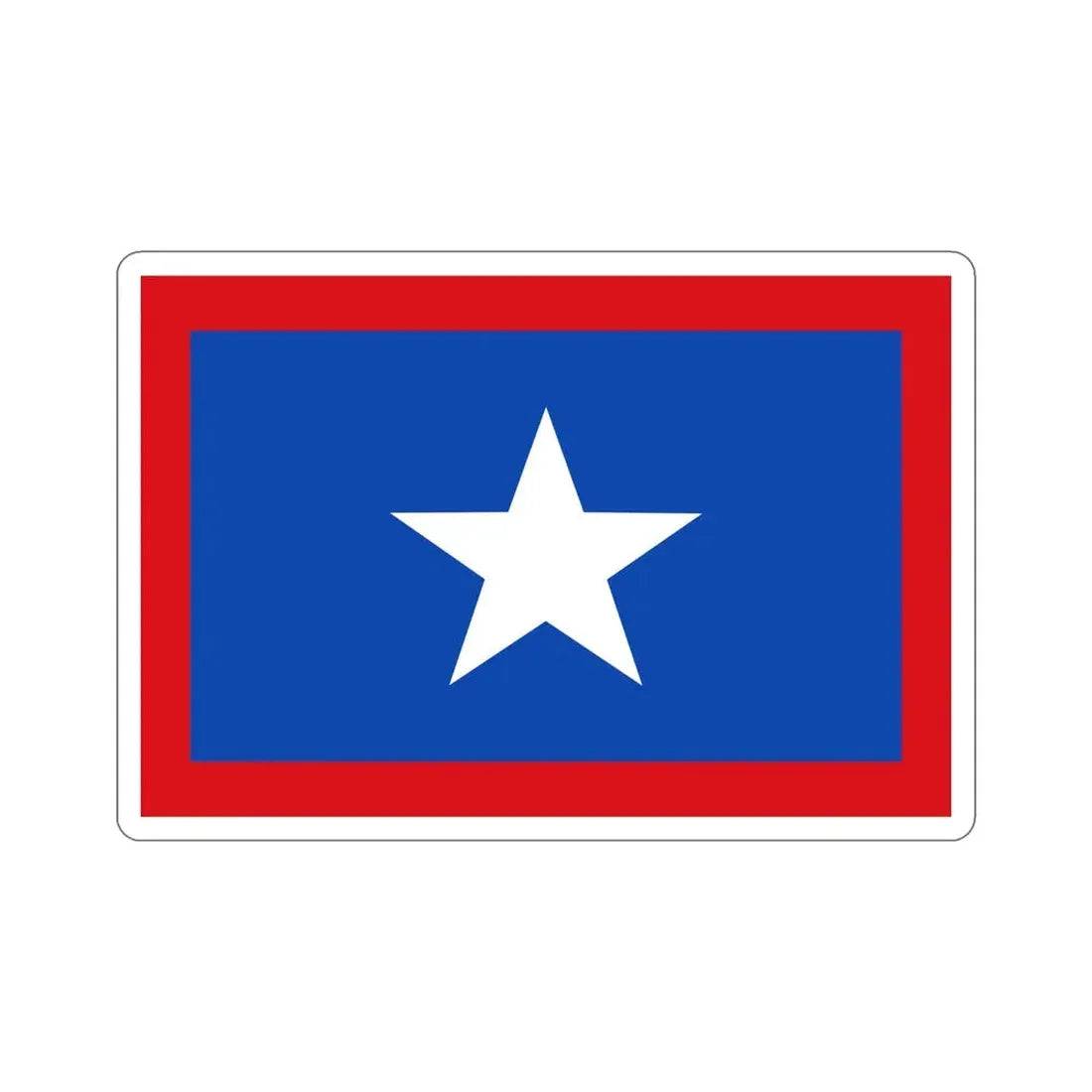 Flag of San José Province Costa Rica STICKER Vinyl Die-Cut Decal 6 Inch - The Sticker Space