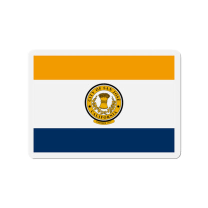 Flag of San José California - Die-Cut Magnet-2" x 2"-The Sticker Space