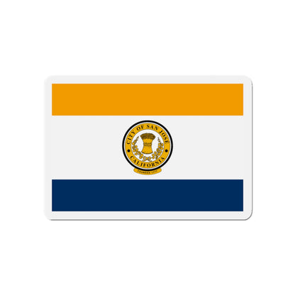 Flag of San José California - Die-Cut Magnet-4" x 4"-The Sticker Space