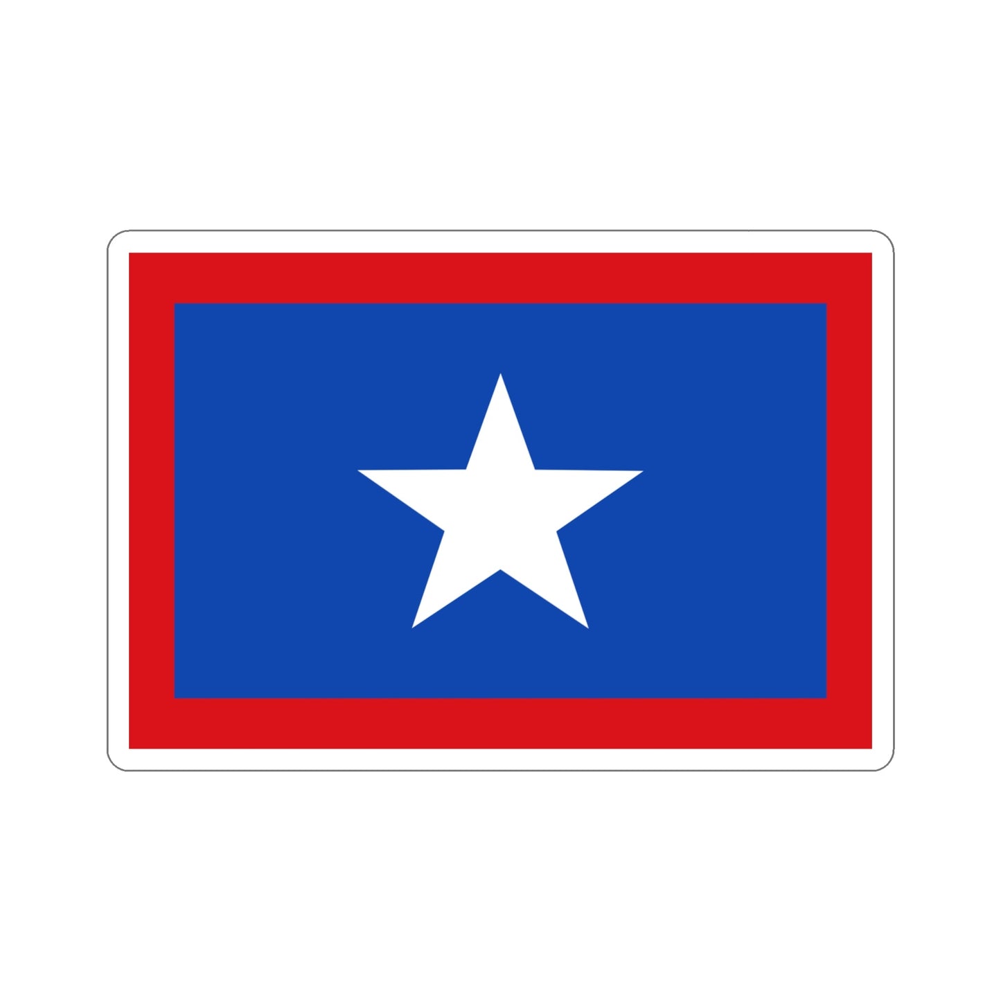 Flag of San José Province Costa Rica STICKER Vinyl Die-Cut Decal-4 Inch-The Sticker Space