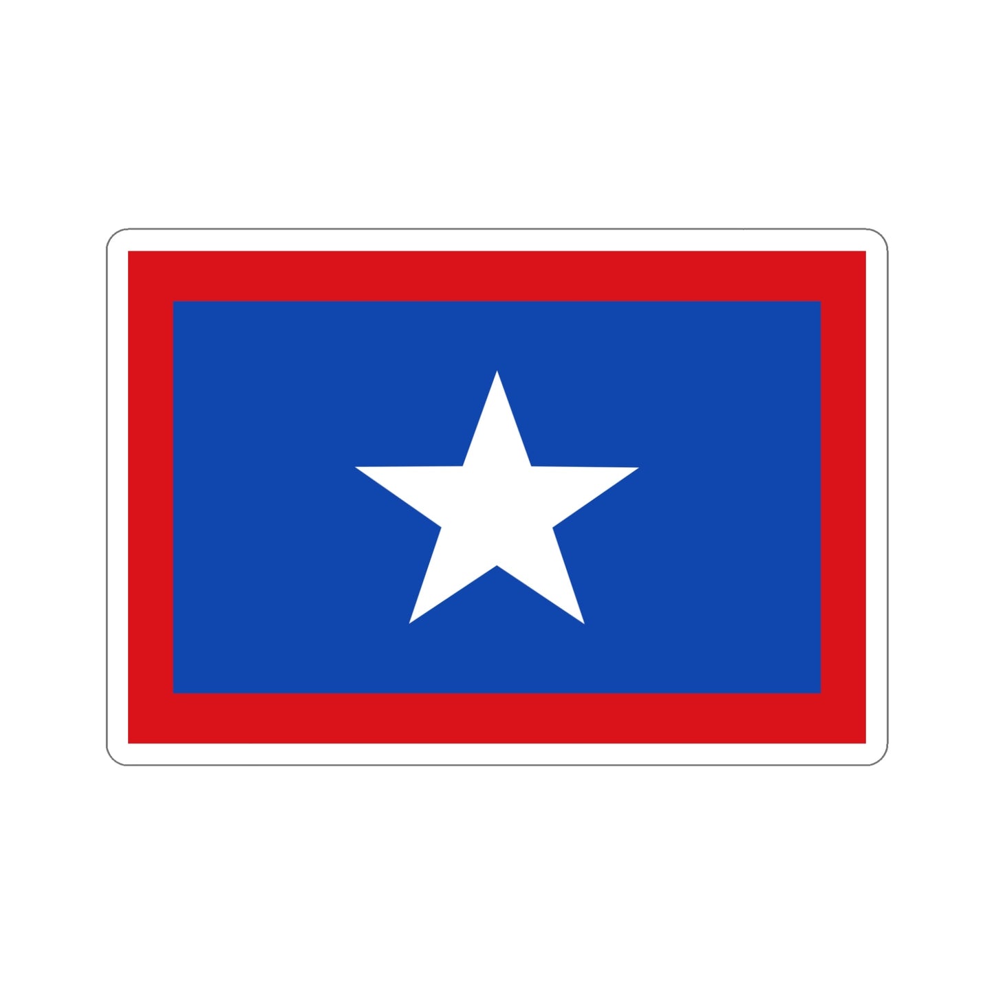 Flag of San José Province Costa Rica STICKER Vinyl Die-Cut Decal-5 Inch-The Sticker Space