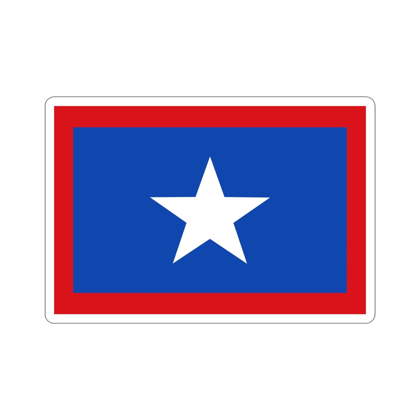 Flag of San José Province Costa Rica STICKER Vinyl Die-Cut Decal-6 Inch-The Sticker Space