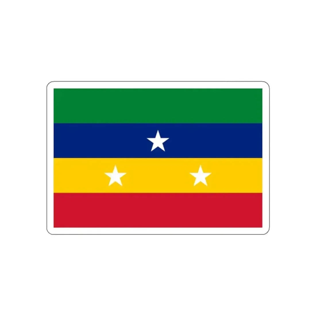 Flag of San Juan de Payara Venezuela STICKER Vinyl Die-Cut Decal - The Sticker Space