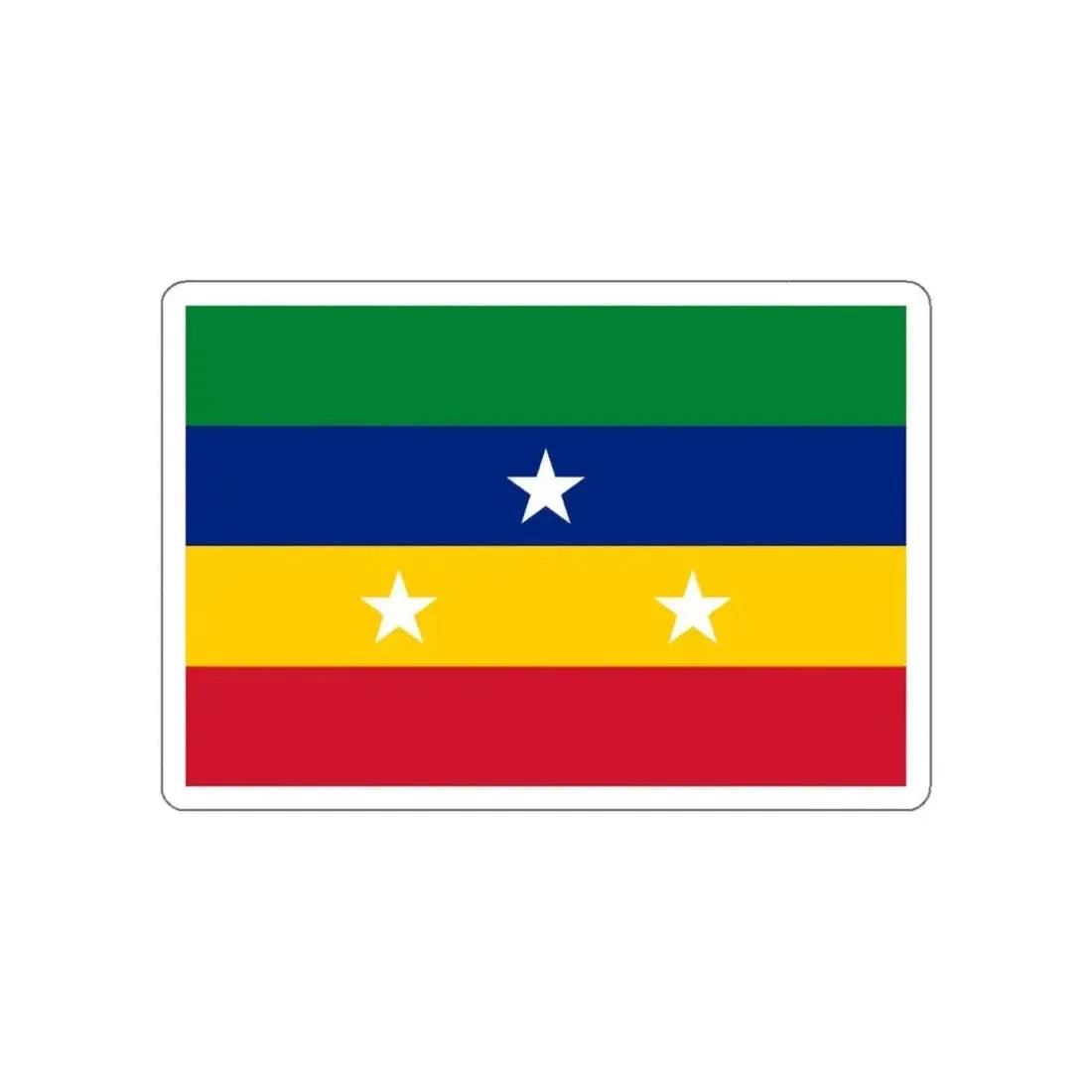 Flag of San Juan de Payara Venezuela STICKER Vinyl Die-Cut Decal - The Sticker Space