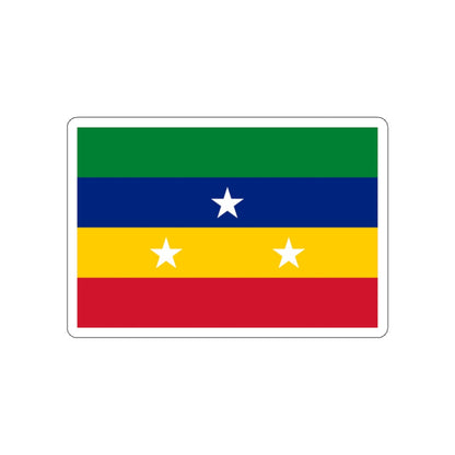 Flag of San Juan de Payara Venezuela STICKER Vinyl Die-Cut Decal-White-The Sticker Space