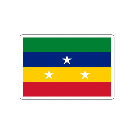 Flag of San Juan de Payara Venezuela STICKER Vinyl Die-Cut Decal-White-The Sticker Space