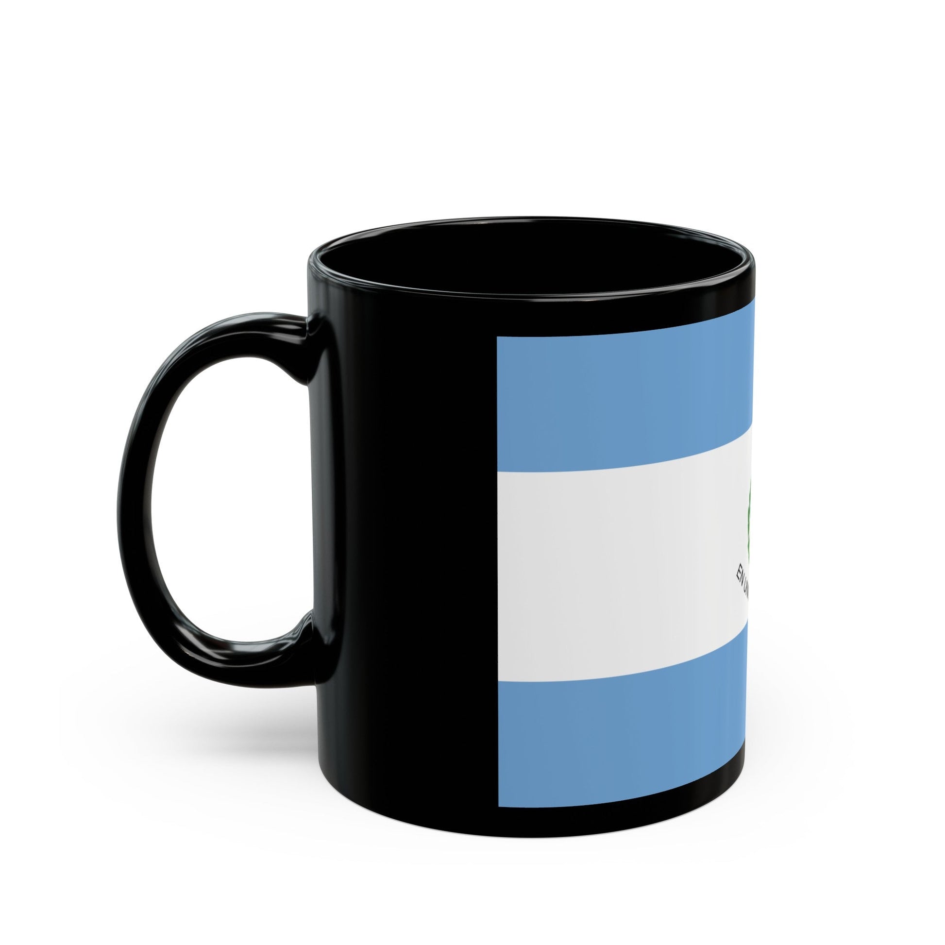 Flag of San Juan Province Argentina - Black Coffee Mug-The Sticker Space