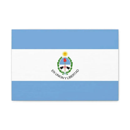 Flag of San Juan Province Argentina - Canvas Wall Art 18″ x 12″ 1.25" - The Sticker Space