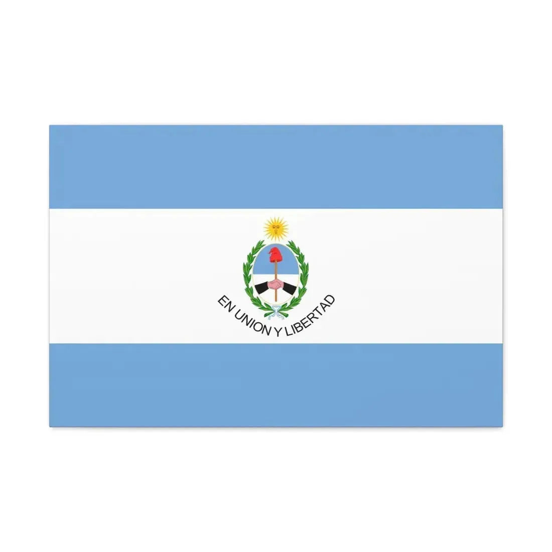 Flag of San Juan Province Argentina - Canvas Wall Art 30" x 20" 1.25" - The Sticker Space