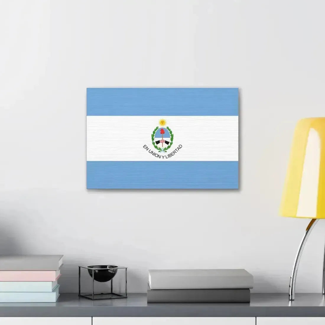Flag of San Juan Province Argentina - Canvas Wall Art - The Sticker Space