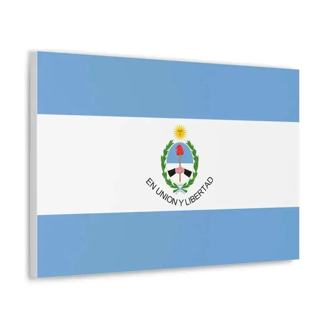 Flag of San Juan Province Argentina - Canvas Wall Art - The Sticker Space