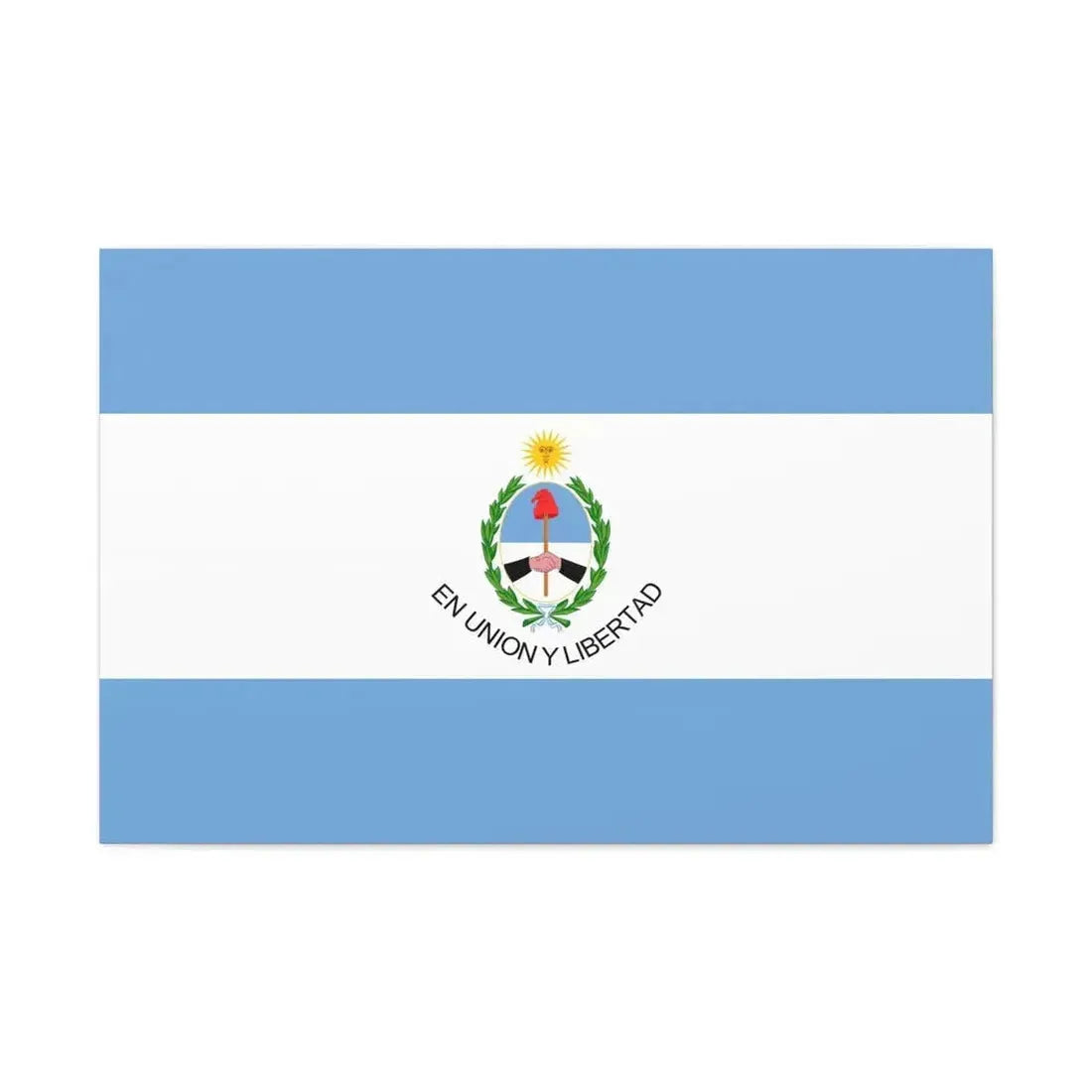 Flag of San Juan Province Argentina - Canvas Wall Art - The Sticker Space