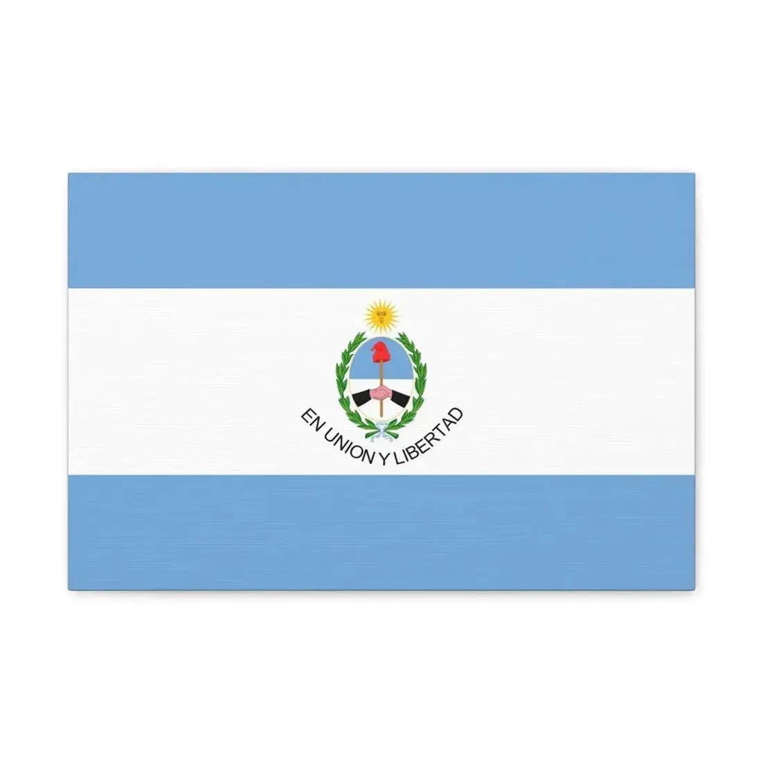 Flag of San Juan Province Argentina - Canvas Wall Art - The Sticker Space