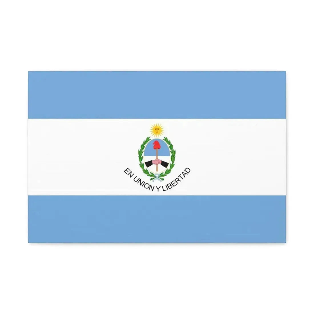Flag of San Juan Province Argentina - Canvas Wall Art - The Sticker Space