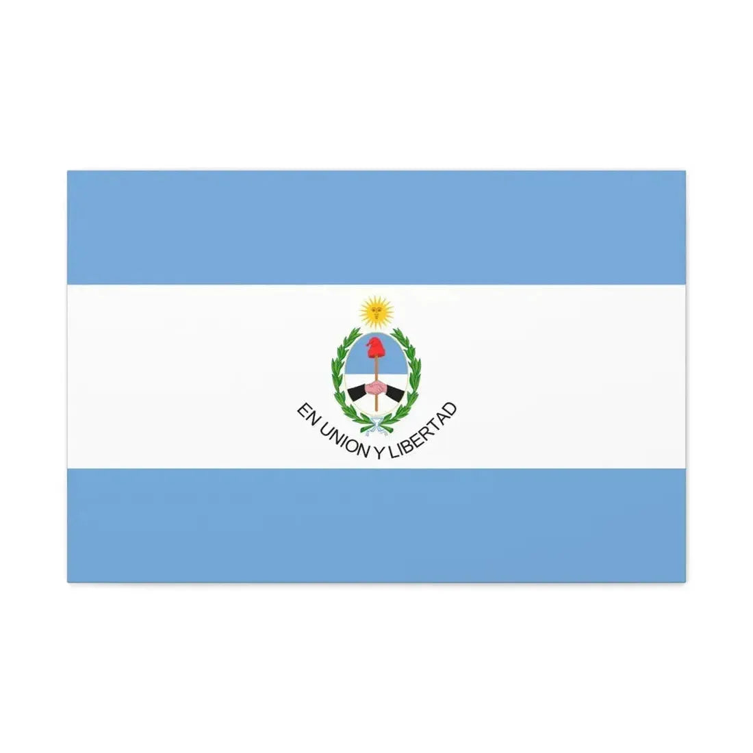 Flag of San Juan Province Argentina - Canvas Wall Art - The Sticker Space