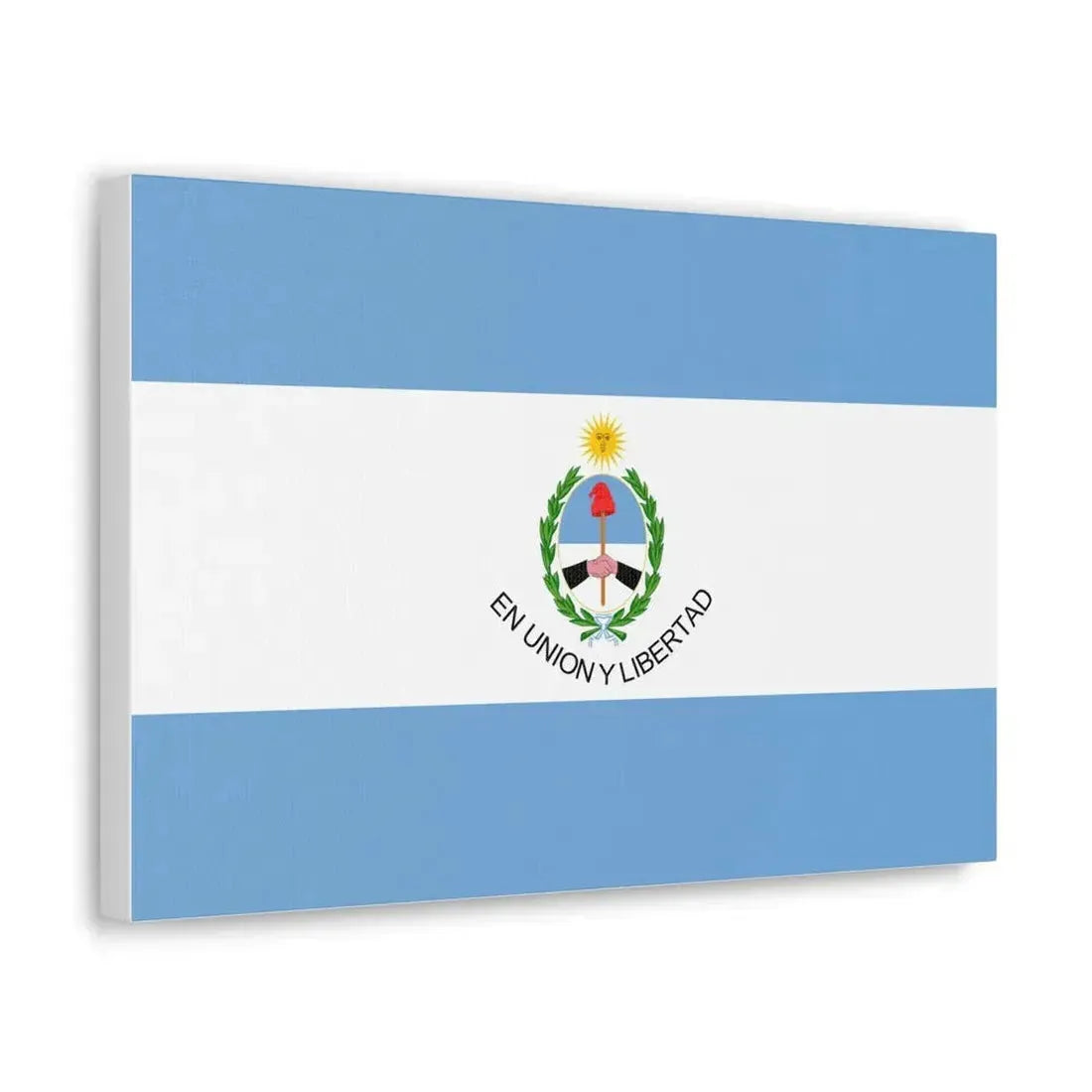 Flag of San Juan Province Argentina - Canvas Wall Art - The Sticker Space