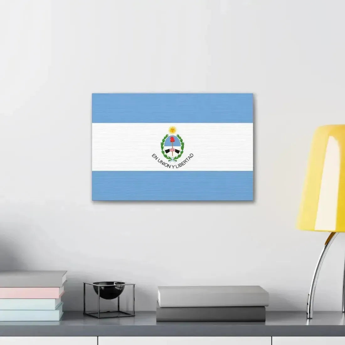 Flag of San Juan Province Argentina - Canvas Wall Art - The Sticker Space