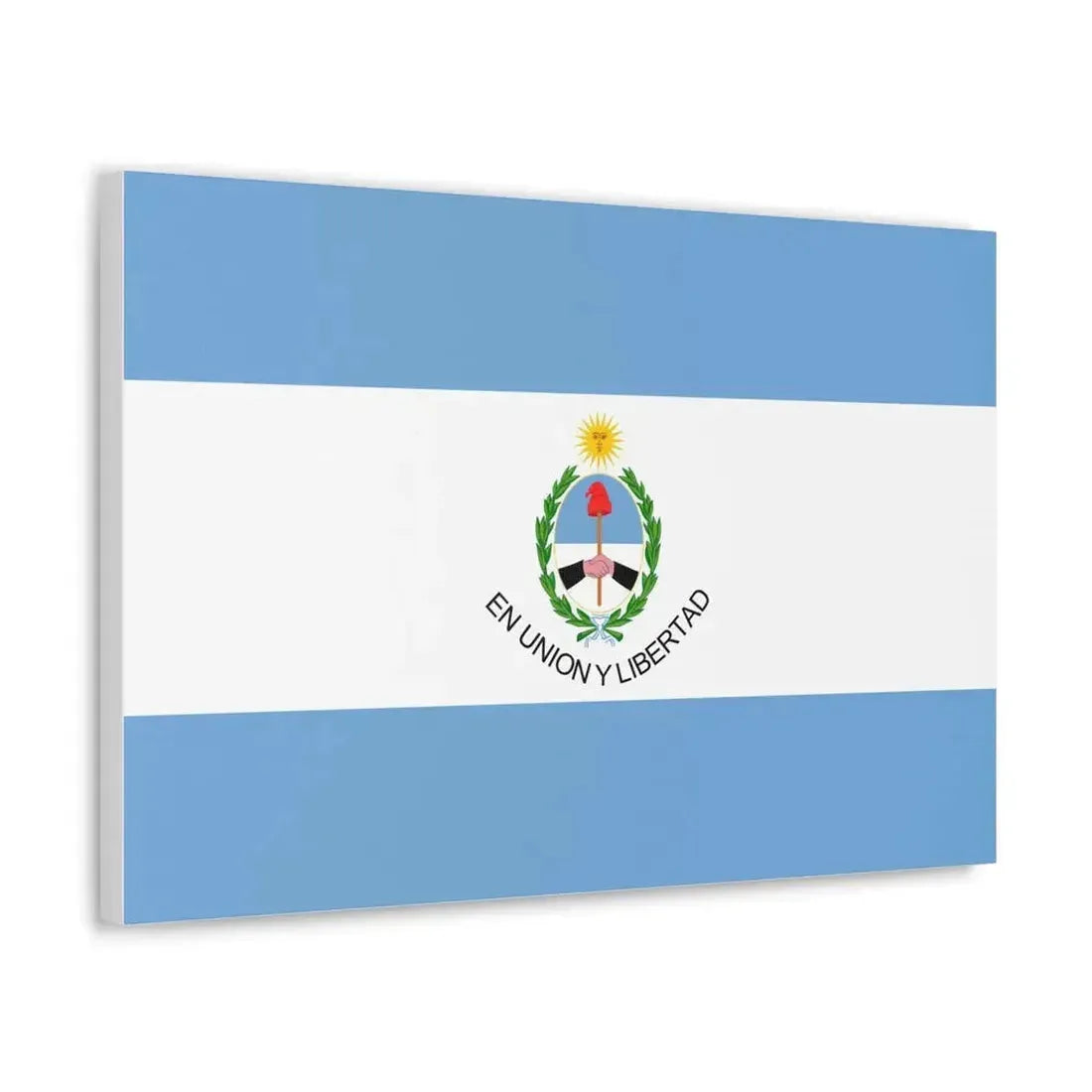 Flag of San Juan Province Argentina - Canvas Wall Art - The Sticker Space