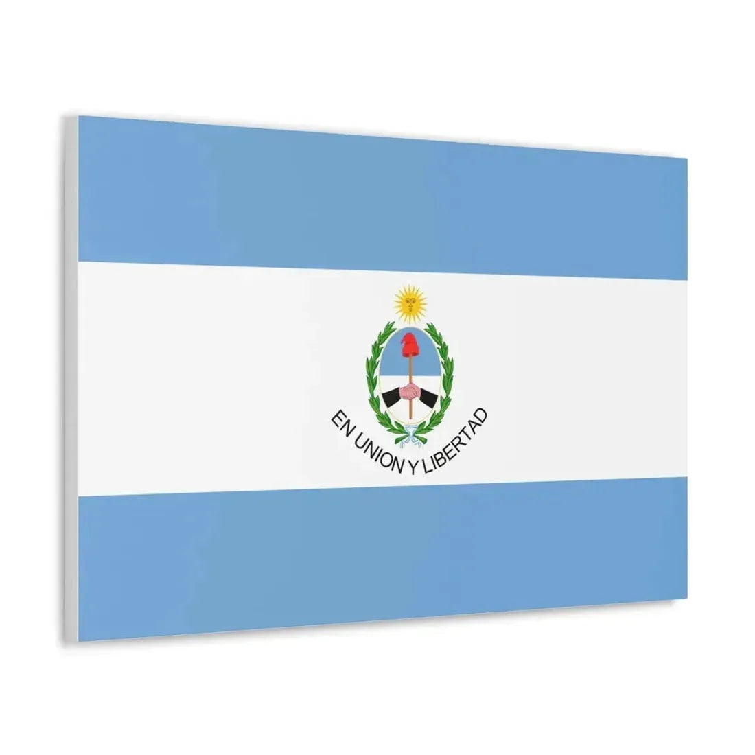 Flag of San Juan Province Argentina - Canvas Wall Art - The Sticker Space