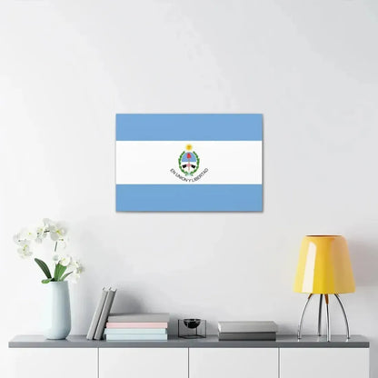 Flag of San Juan Province Argentina - Canvas Wall Art - The Sticker Space