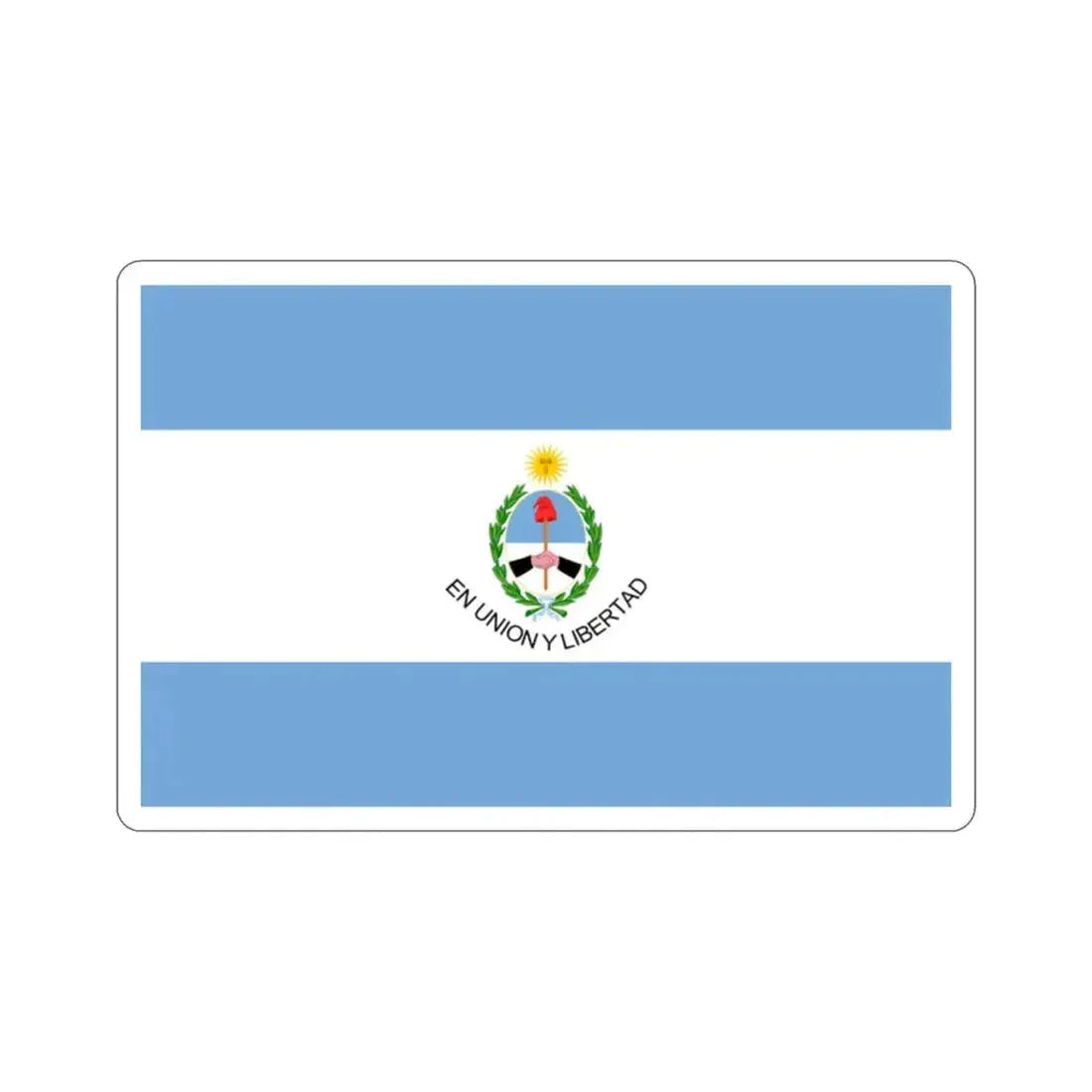 Flag of San Juan Province Argentina STICKER Vinyl Die-Cut Decal 2 Inch - The Sticker Space
