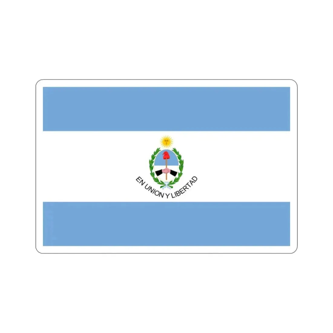 Flag of San Juan Province Argentina STICKER Vinyl Die-Cut Decal 2 Inch - The Sticker Space