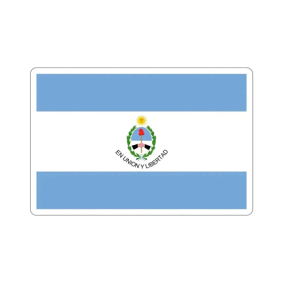 Flag of San Juan Province Argentina STICKER Vinyl Die-Cut Decal 6 Inch - The Sticker Space