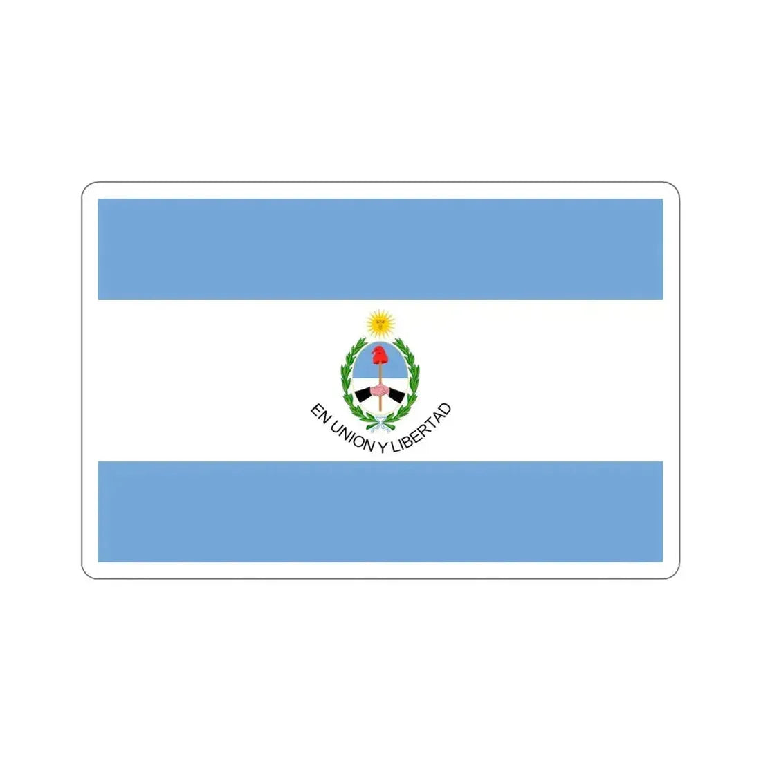 Flag of San Juan Province Argentina STICKER Vinyl Die-Cut Decal 6 Inch - The Sticker Space