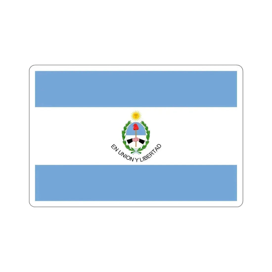 Flag of San Juan Province Argentina STICKER Vinyl Die-Cut Decal - The Sticker Space