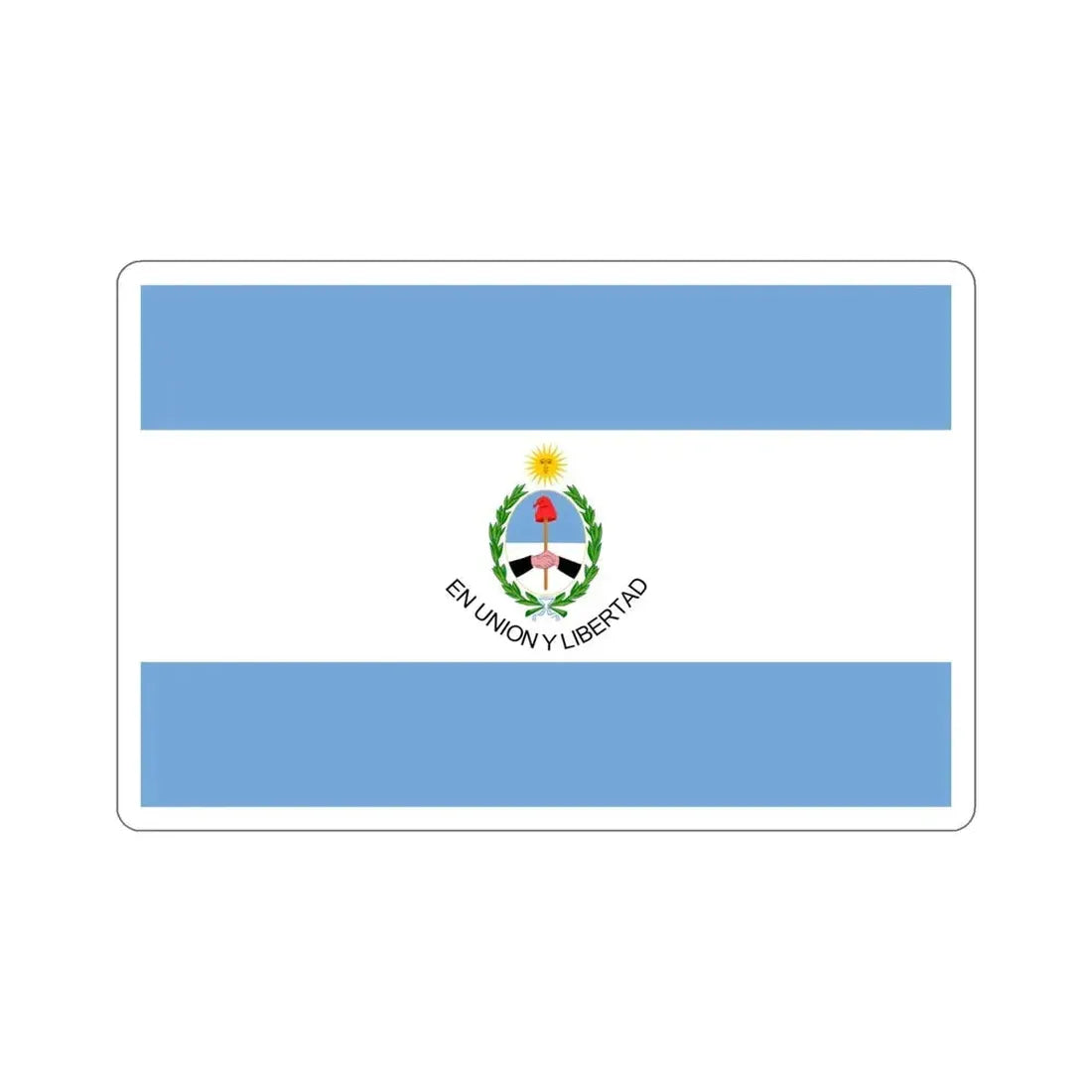 Flag of San Juan Province Argentina STICKER Vinyl Die-Cut Decal - The Sticker Space