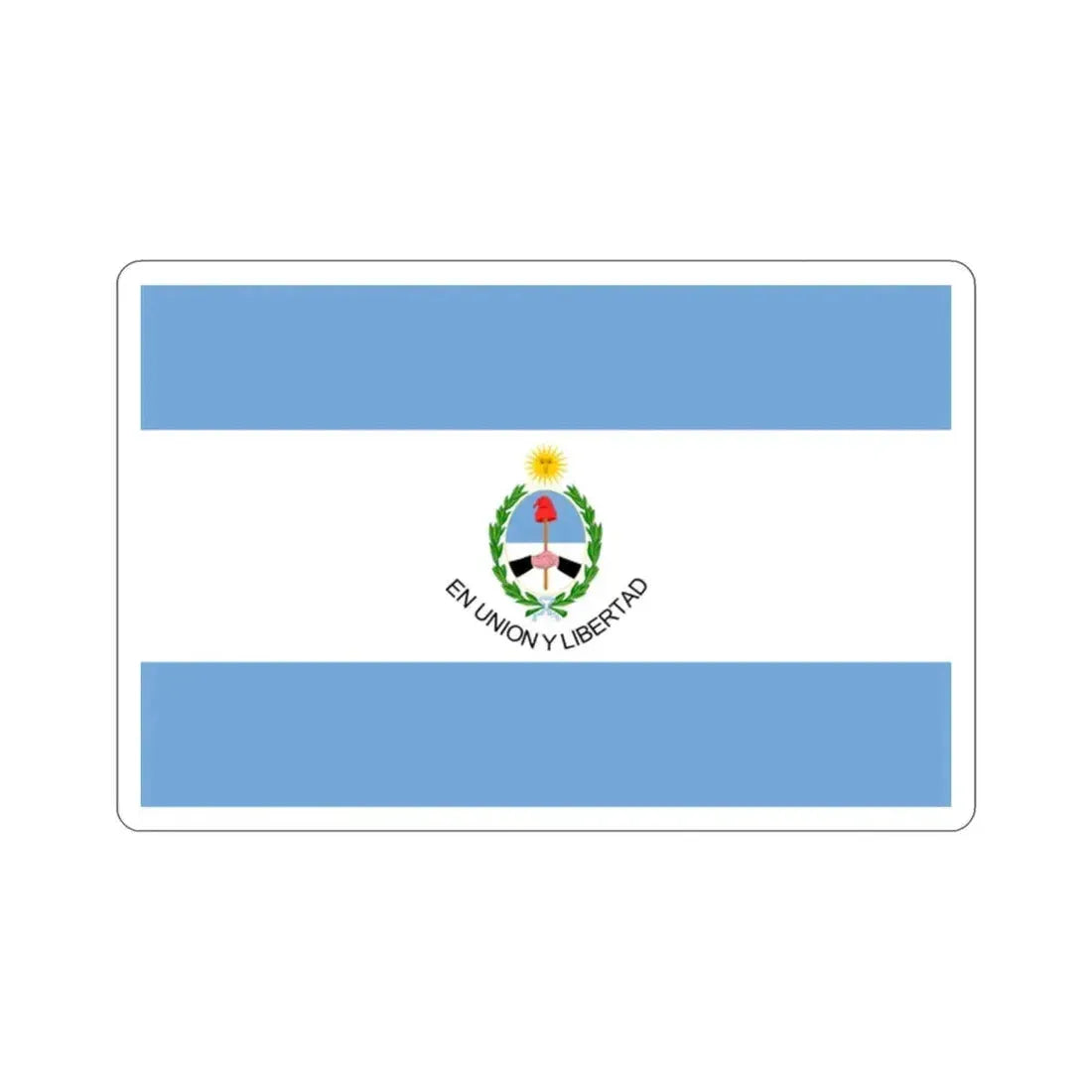 Flag of San Juan Province Argentina STICKER Vinyl Die-Cut Decal - The Sticker Space