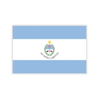 Flag of San Juan Province Argentina - STICKER Vinyl Kiss-Cut Decal 2 Inch Transparent - The Sticker Space