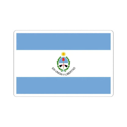 Flag of San Juan Province Argentina - STICKER Vinyl Kiss-Cut Decal 3 Inch White - The Sticker Space