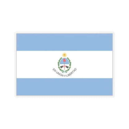 Flag of San Juan Province Argentina - STICKER Vinyl Kiss-Cut Decal 6 Inch Transparent - The Sticker Space