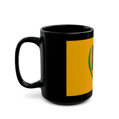 Flag of San Lawrenz Malta - Black Coffee Mug-The Sticker Space